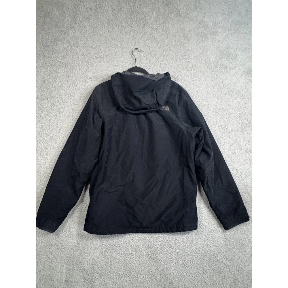 The North Face Jacket Mens‎ Medium Black Hooded Insulated Pit Zips NF0A2TC6